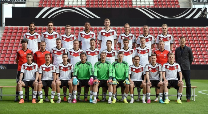 The German National Footbal Team for the 2014 FIFA World Cup.